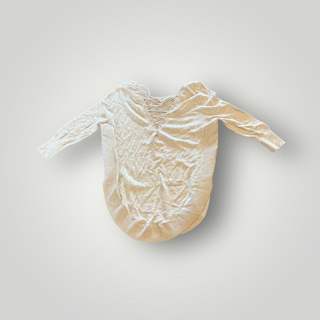 Express Lace-Up Back Sweater Size XS